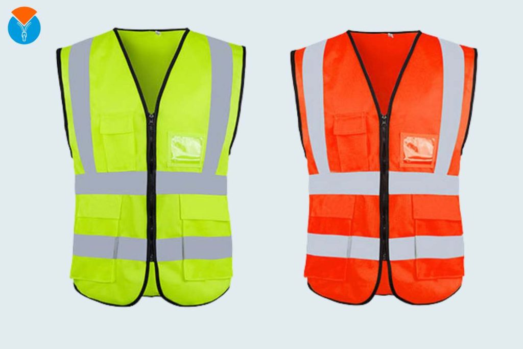 custom safety vest with pockets
